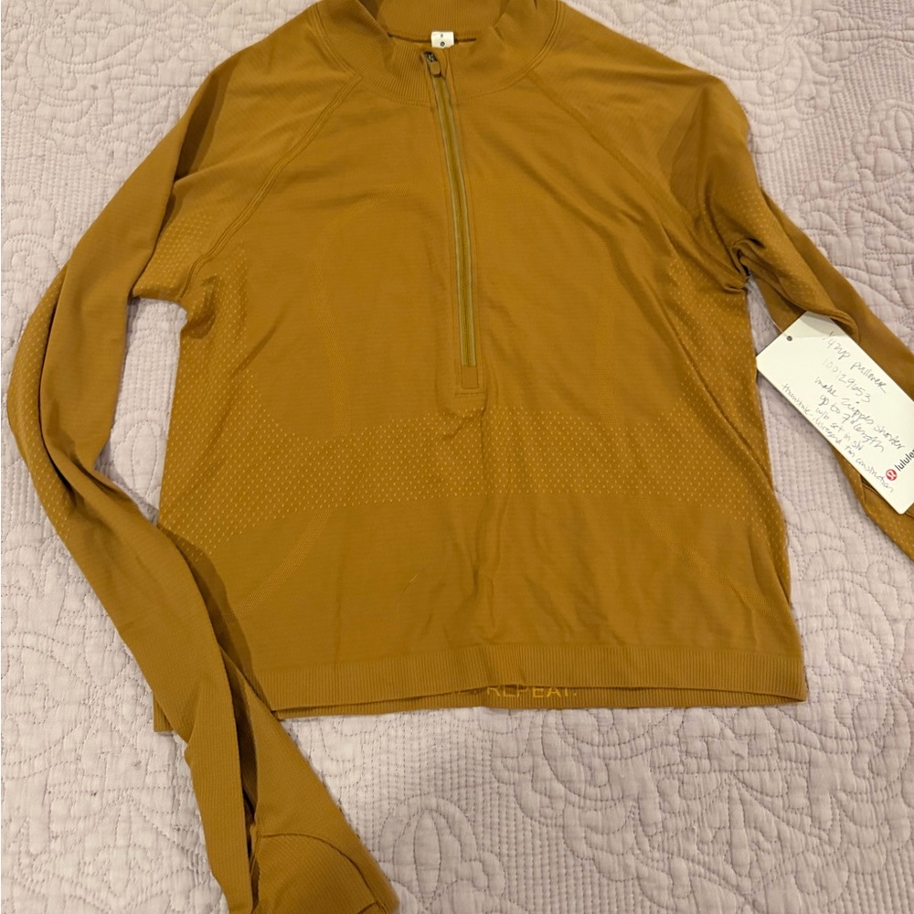 lululemon athletica Mustard Long Sleeve Top